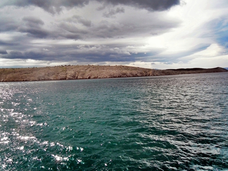 Sea and sky - sky, adriatic, landscape, places, clouds, croatia, sea