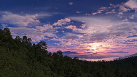 Sunset - sunsets, nature, sky, forests