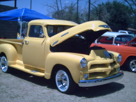 Yellow Truck - yellow, car-show, joanna, truck