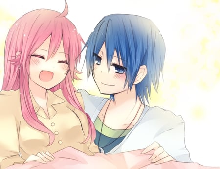 Hinata & Yui - male, couple, girl, kawai, hinata hideki, yui, cool, anime, angel beats, cute