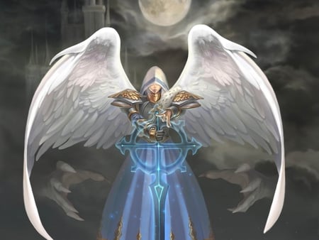 Archangel - homm, wings, sword, angel