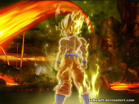 Dragonball Goku - dragonball, goku, anime, fighters