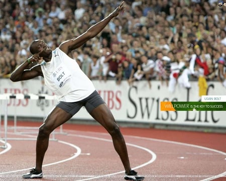 usain bolt - d, f, a, s