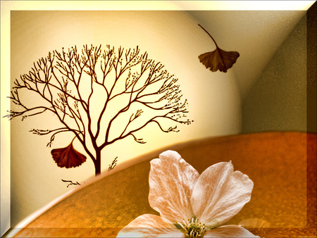 golden seasons - seasons, golden, abstract, 3d