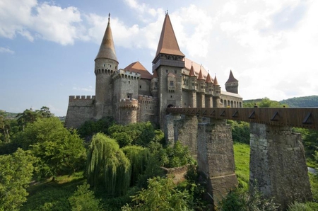 DRACULA'S CASTLE - building, medieval, home, castle