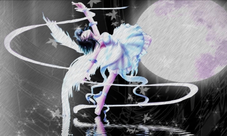 luner dancer - moon, dance, angel, beautiful