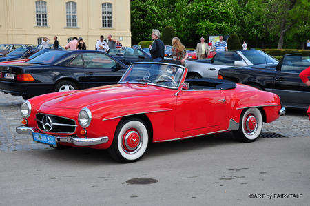 mercedes 190 sl - cars, vienna, sportcars, mercedes