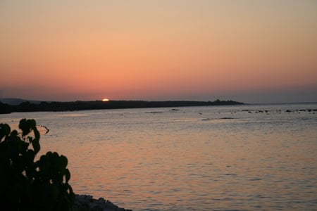 Sunset on the  Ocean of Jamaica - nature, red, photography, ocean, sunsets, sun