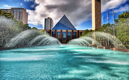 LOVELY PLACE - architecture, water, sky, blue