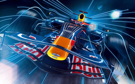 red_bull_f1 car - d, f, a, s