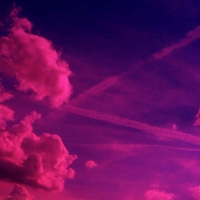 Candy floss clouds