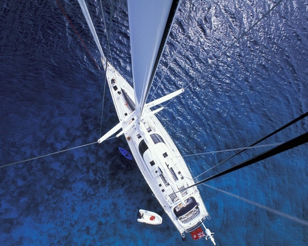 Mast View of the Yacht