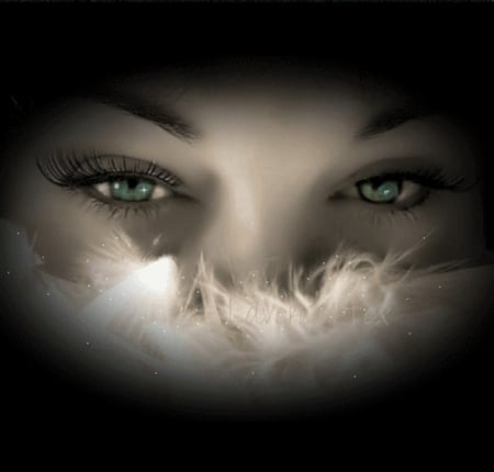 Beautiful Eyes - woman, green eyes, fmeale, manipulation