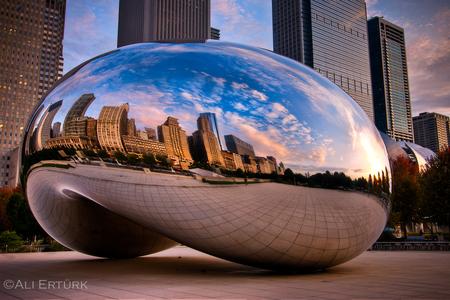 the_bean__chicago - mirror, bean, 3d, reflection, buildings