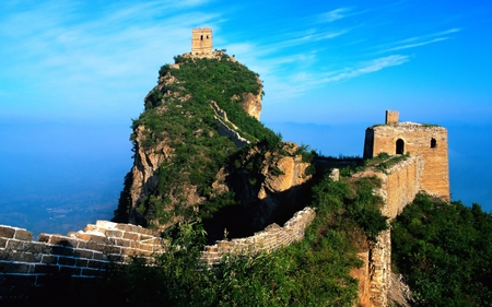 Great Wall - nature, journey, great, china, mountain, sky, wall