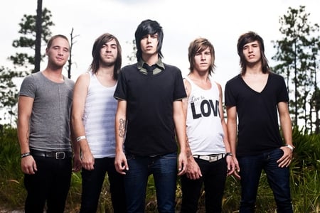 Sleeping with Sirens - band, outside, people, sleeping with sirens