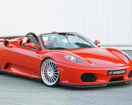 Hamann Ferrari F430 Spider - red, fast, sports, car