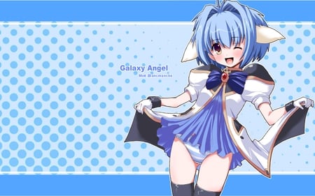 Galaxy Angel-Mint - galaxy angel, blue, mint, anime, uniform