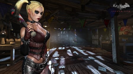 Batman Arkham City - hot game girl, batman arkham city, harley, wallpaper