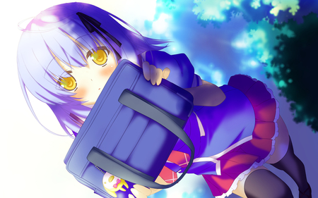 Shikishima Kyou - beauty, girl, game, shikishima kyou, cg art, wall, irotoridori, new