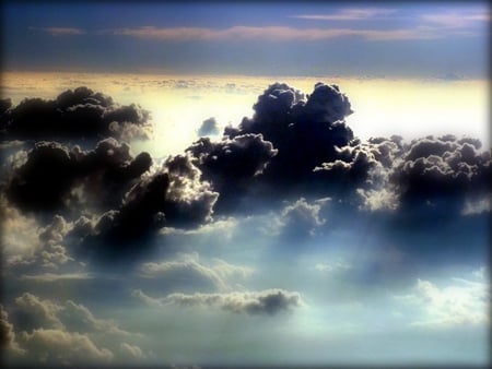 Is This Real Life? - sky, air, clouds, beautiful, sunrays