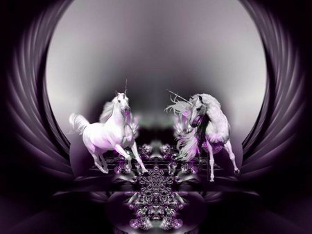 Unicorns - abstract, fantasy, unicorns, others