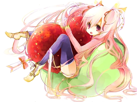 Sakura Miku - pretty, artistic, heart, pink, headphones, nice, program, hot, thighhighs, beauty, virtual, red eyes, cg, white, cute, song, sexy, vocaloid, anime, blue, twintail, hatsune miku, microphone, music, aqua, stockings, red, sakura miku, long socks, pink hair, art, idol, anime girl, sakura, beautiful, singer, girl, cool, black, twintal, miku, awesome, diva, digital, hatsune, vocaloids, headset