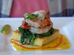 SHRIMP with POLENTA