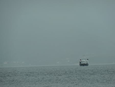 the ferry - the, a, rain, ferry, in