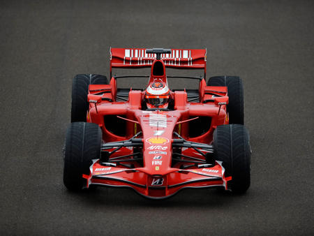 F1 Ferrari - formula 1, f1, kimi raikkonen, ferrari