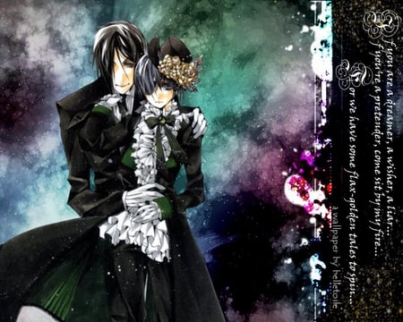 Tales to Spin - ciel, story, anime, wish, kuroshitsuji, dream, pretend, sebastian, deceit, tales, lie