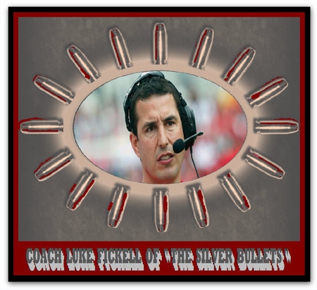 COACH LUKE FICKELL - silver bullets, ohio, football, luke fickell, state