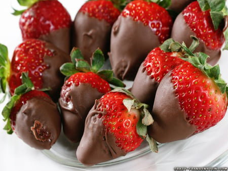 Chocolate for Rosarina - strawberries, dulce, delicious, sweet, chocolate, fresas, capsune, ciocolata