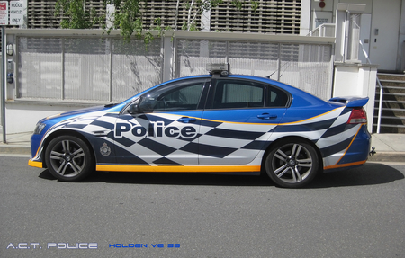 AFP - ACT Police Traffic/Highway Patrol, Holden VE SS Commodore - cars, car, holden, police, police department, australia