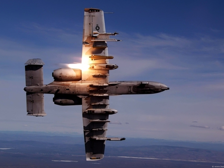 a10 Thunderbolt - fighter, wallpaper, a10, thunderbolt, tank killer