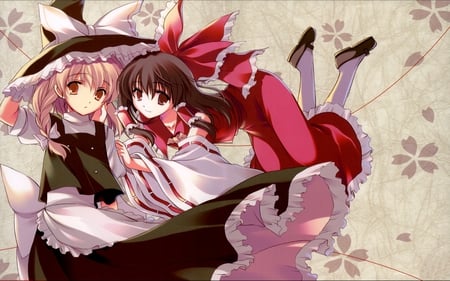 Marisa and Reimu