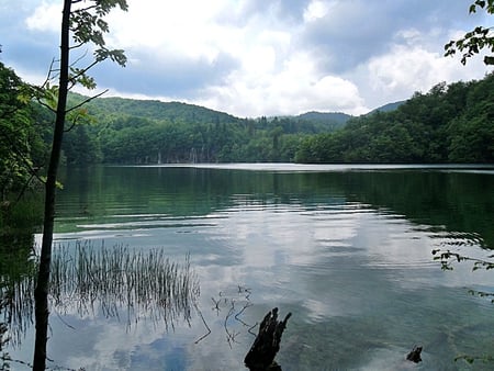 Lake - plitvice, lake, landscape, croatia, spring