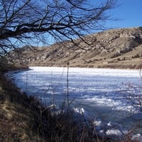 Missouri River Spring Ice Breakup