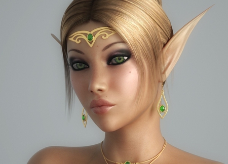 Woman Elf - woman, elf, people, beautiful