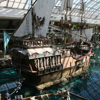 Ship Wrecks Santa Maria at West Edmonton mall Alberta 