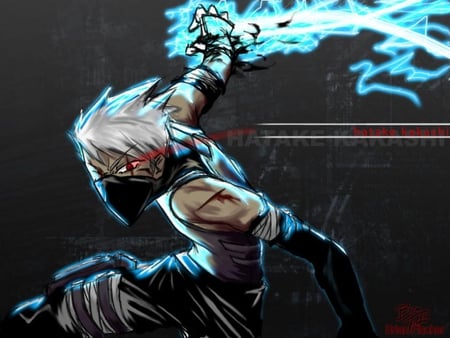 Hatake Kakashi - chidori, sharingan, naruto, kakashi, hatake