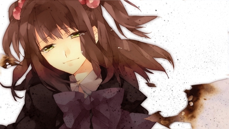 Ushiromiya Ange - tears, anime, anime girl, dress, girl, cool, kawai, smile, ushiromiya ange, cute, umineko no naku koro ni