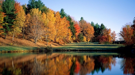 Lake - nature, lake, autumn, other