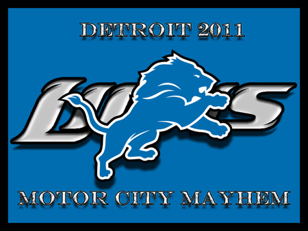 2011 Detroit Lions - lions, detroit lions, football, detroit