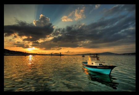 a boat - nature