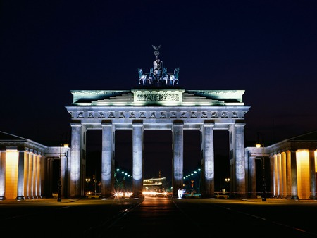 Brandenburg Gate - brandenburg, germany, gate, quadriga, brandenburg gate, berlin