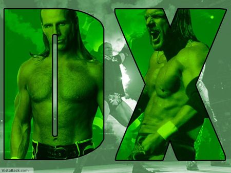 DX - green wallpaper, wwe