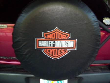 Harley - tire, blazer, chevy, cover