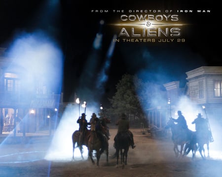 Cowboys & Aliens Poster II - jon favreau, cowboys, aliens, harrison ford, daniel craig