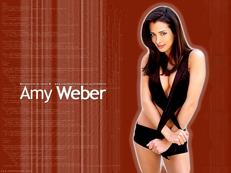 Amy_Weber - picture, in black, hot, amy-weber